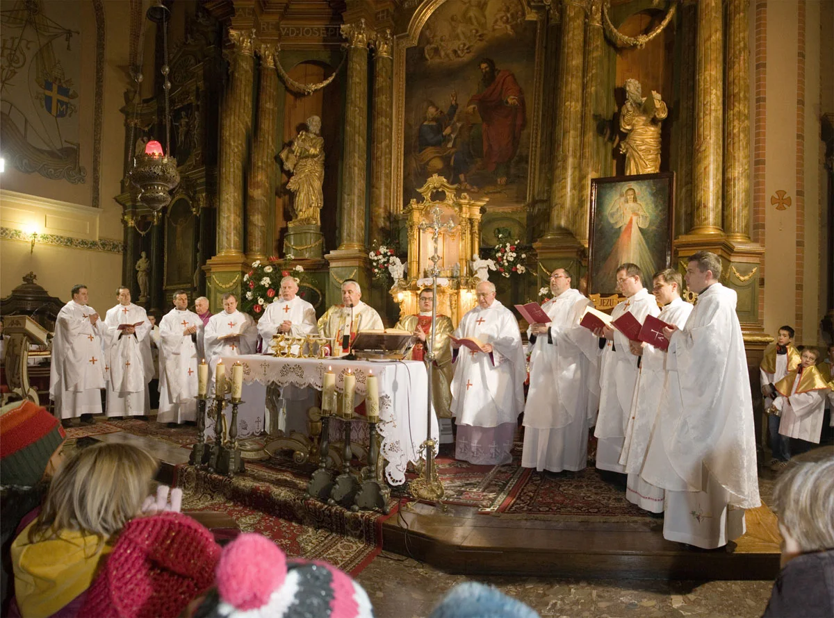 Jezus Miłosierny z pielgrzymką w Reszlu